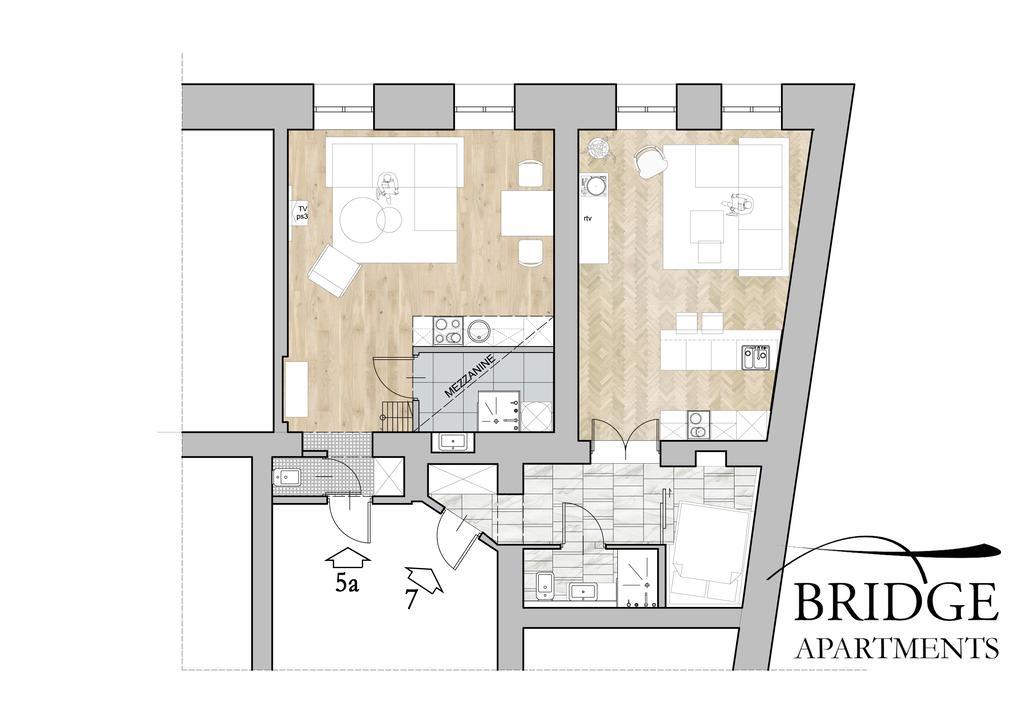 Bridge Apartments Krakow Ngoại thất bức ảnh